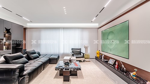 星城天地191㎡意式簡約，餐廚一體靈動設計|長沙全屋整裝