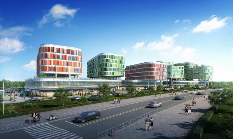 [山東]綜合開(kāi)放型辦公產(chǎn)業(yè)基地規(guī)劃設(shè)計(jì)-工業(yè)園區(qū)景觀-筑龍園林景觀